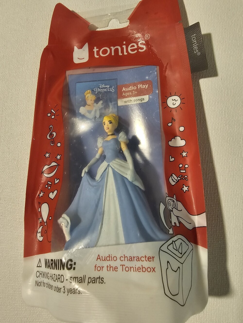 Disney Tonies Cinderella Figurine - Blue, White & Yellow